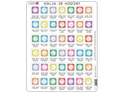 110171 edu puzzle hodiny