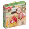 80710 quercetti playbio four puzzle fantasticka zvirata