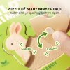MiDeer | Dřevěné puzzle v knize - Dopravní prostředky - 18 dílků