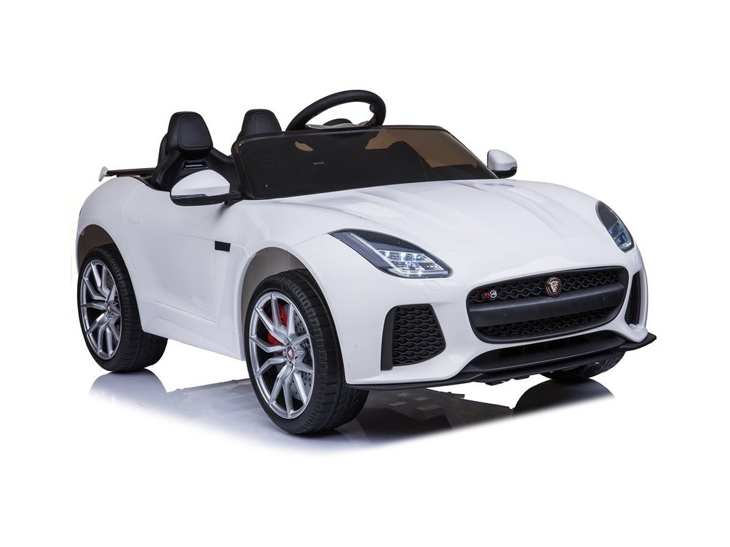 Elektrické autíčko Jaguar F-Type bílé