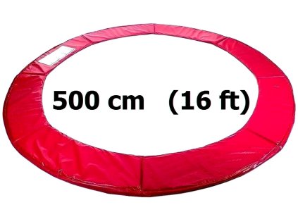 Kryt pružin na trampolínu 500 cm (16 ft) Červený