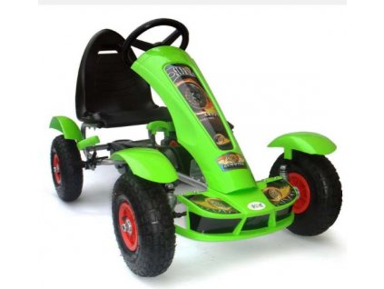 Šlapací čtyřkolka Go-Kart F618 zelená