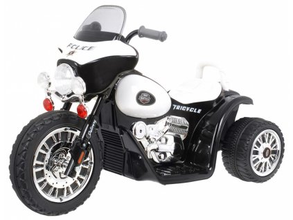 Dětská elektrická motorka Harley 6V černá