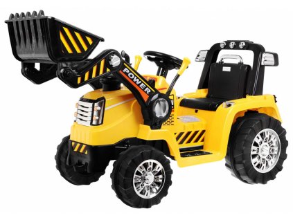 Ramiz dětský elektrický traktor s nakládací lžící 2,4GHz žlutý