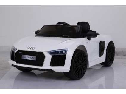 Dětské elektrické autíčko Audi R8 Spyder 2,4Ghz bílé