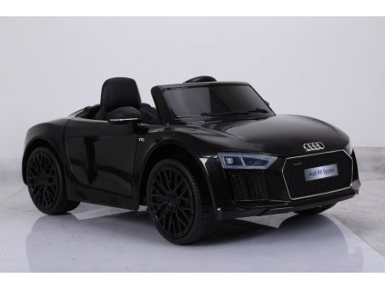 Dětské elektrické autíčko Audi R8 Spyder 2,4Ghz Lak černé