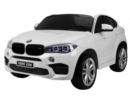 Elektrické autíčko BMW X6 M, 2 místné bílé