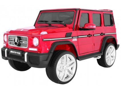 Dětské elektrické autíčko Mercedes G65, LAK červené