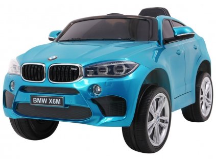 Elektrické autíčko BMW X6M lakované modré