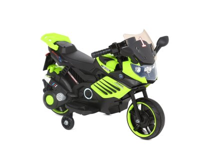 Dětská elektrická motorka SuperBike zelená