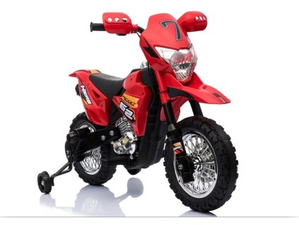 Dětská elektrická motorka Cross BDM0912 červená