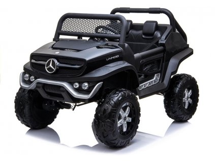 Elektrické autíčko Mercedes Unimog černé