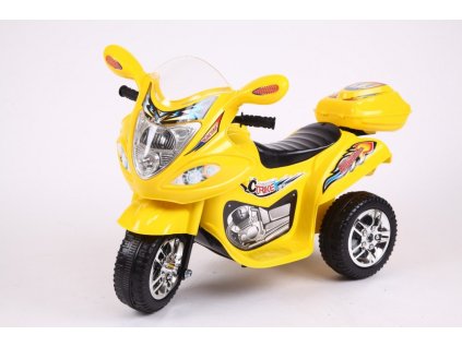 Dětská elektrická motorka BJX-088 žlutá