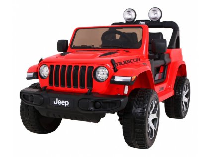 Elektrické autíčko Jeep Wrangler Rubicon červené