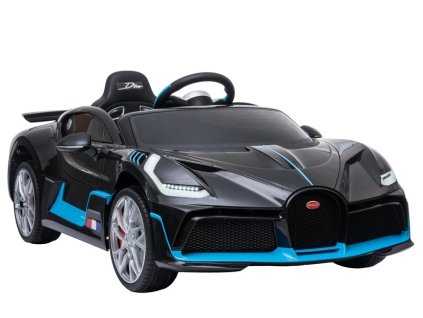 Elektrické auto Bugatti Divo lakované černé