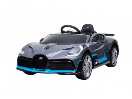 Elektrické auto Bugatti Divo šedé