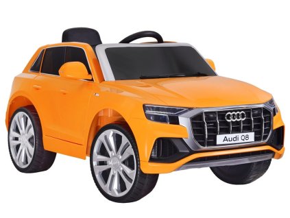 Elektrické autíčko Audi Q8 oranžové