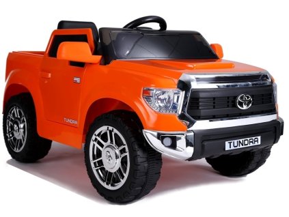 Dětské elektrické autíčko Toyota Tundra lakované oranžové
