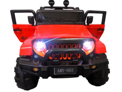 Elektrické autíčko Jeep 4x4, 2.4GHz červené