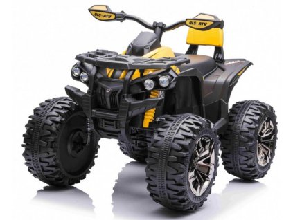 Dětská elektrická čtyřkolka ATV Power 4x4 žlutá