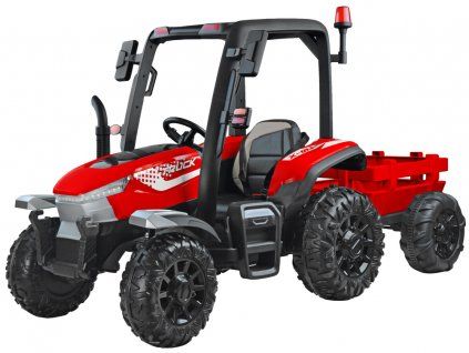 Elektrický traktor s přívěsem Blast RED