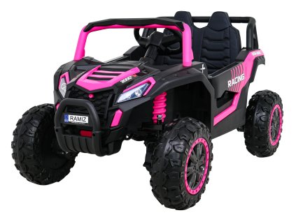 22974 1 elektricke auticko buggy utv strong 12 v mini ruzove