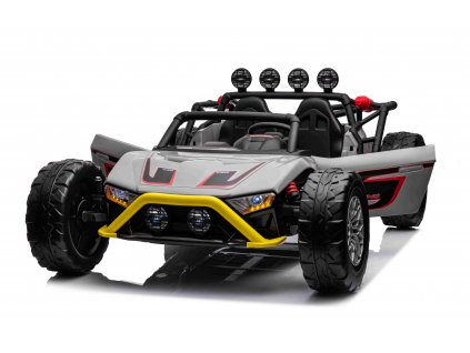 Elektrická bugina Monster RACING 400W XXL šedá