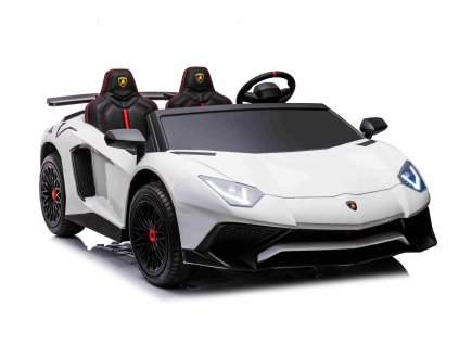 Dětské elektrické autíčko Lamborghini Aventador SV 400W bílé