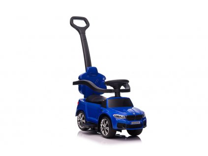 Dětské odrážedlo BMW s vodící tyčí modré