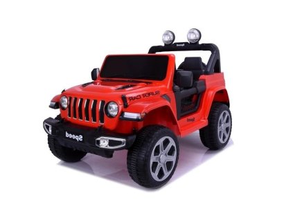 Elektrické autíčko Jeep Wrangler Rubicon červené