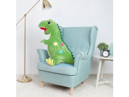 Plyšový dinosaurus EDI 110 cm zelený