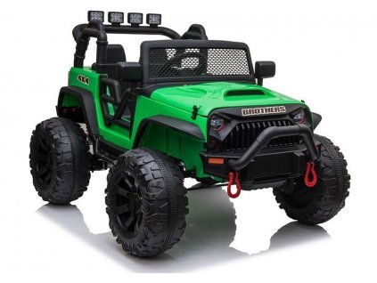 Elektrické autíčko Jeep Brothers zelené
