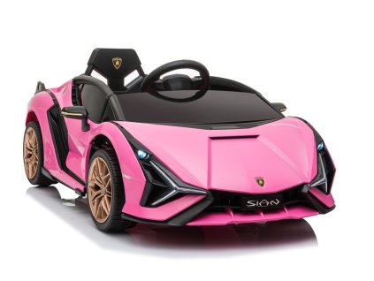 Elektrické autíčko Lamborghini SIAN růžové