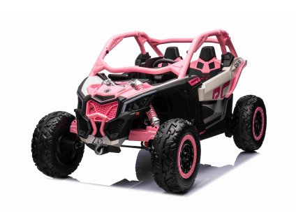 Elektrické autíčko Buggy Can-Am 24V 4x200W růžové