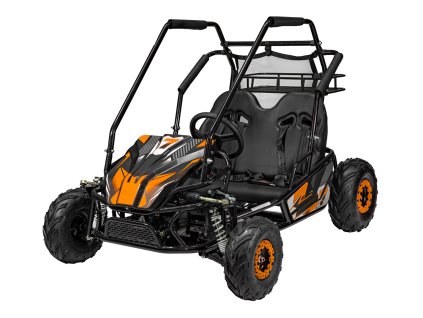 Dětské benzínové autíčko Buggy LUCKY SEVEN oranžové