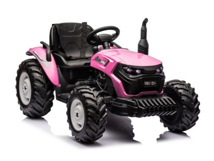 Dětský elektrický traktor HC-306 24V růžový