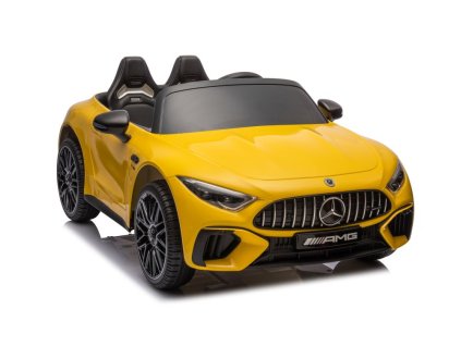 Elektrické autíčko Mercedes AMG SL63 24V 2x200W lakované žluté