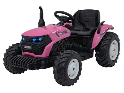 Dětský elektrický traktor GROW 1804 24V růžový 4