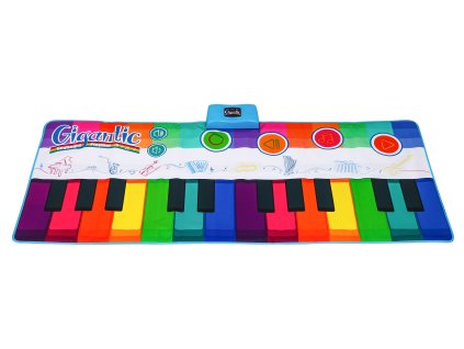 Hudební podložka piano barevná