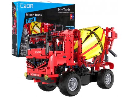 Stavebnice technic R/C míchačka červená