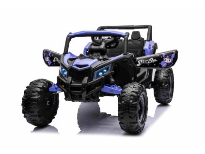 Elektrické autíčko Buggy ATV Defend Kuromi 4x4 fialové