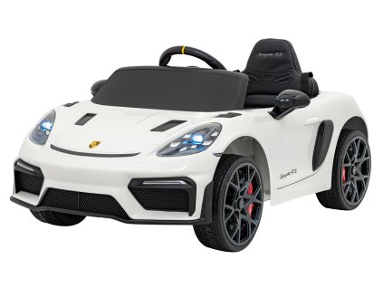 Elektrické autíčko Porsche Spyder RS 718 MP4 bílé