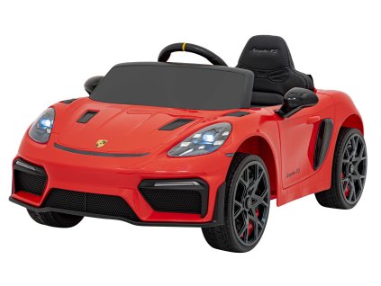 Elektrické autíčko Porsche Spyder RS 718 MP4 červené