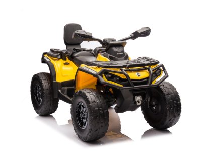 Dětská elektrická čtyřkolka Can-Am Outlander ATV 4x200W žlutá