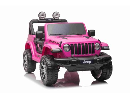Elektrické autíčko Jeep Wrangler Rubicon růžové