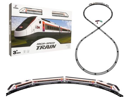 Velká kolejová souprava s dráhou