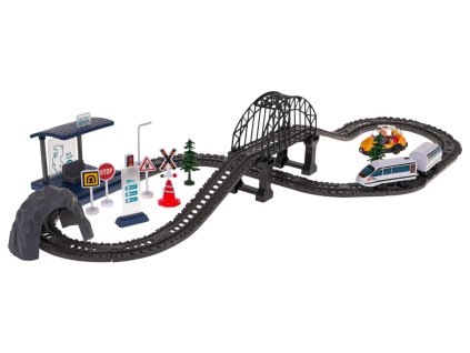 Elektrická vláčkodráha s příslušenstvím 76 dílků