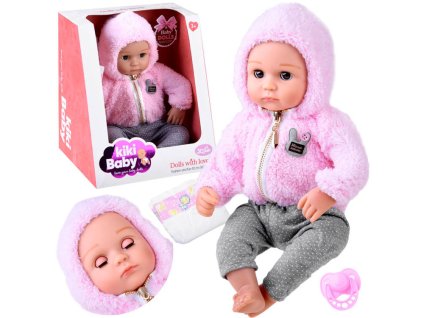 Panenka s plínkou a dudlíkem