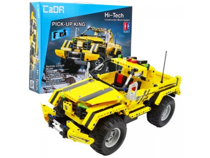 CaDA Technická stavebnice 514 el. Terénní auta na dálkové ovládání 2v1 pro děti 6+