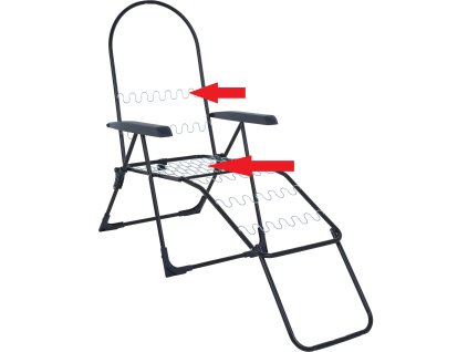 Dlouhá pružina do křesel / lehátek 42,4 cm PATIO